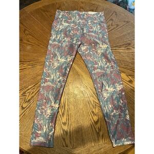 Freely Women's Leggings Pockets multi Size XL Athletic Gym Yoga